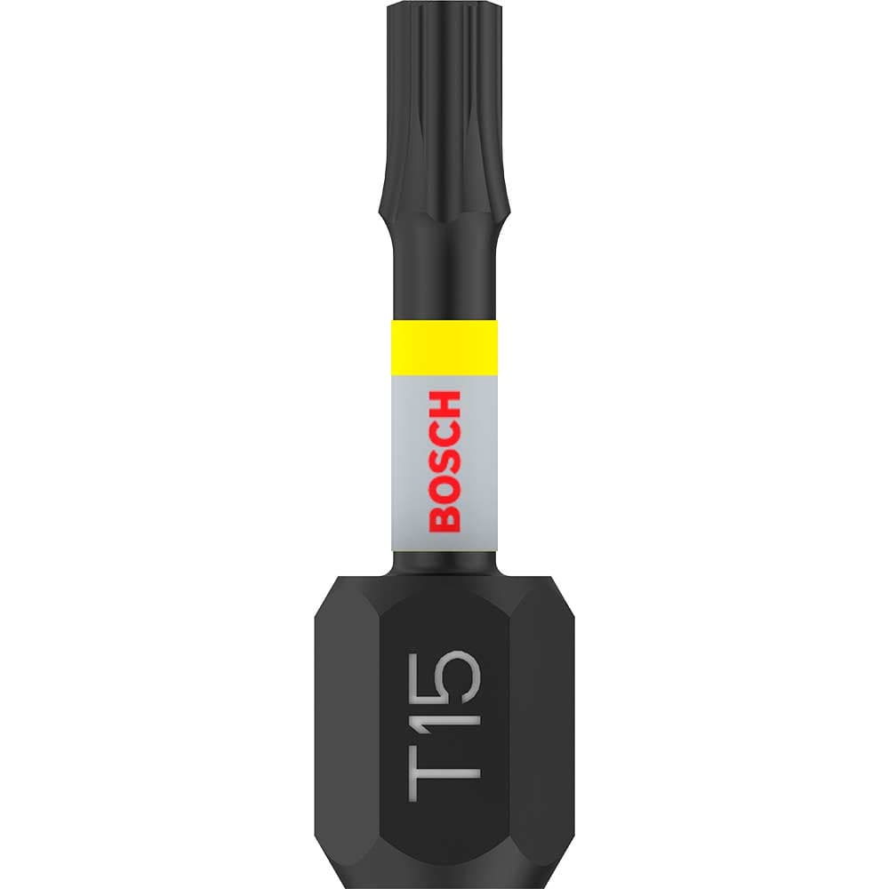 PRO Impact Control Torsion Torx Screwdriver Bits T15 25mm Pack 2
