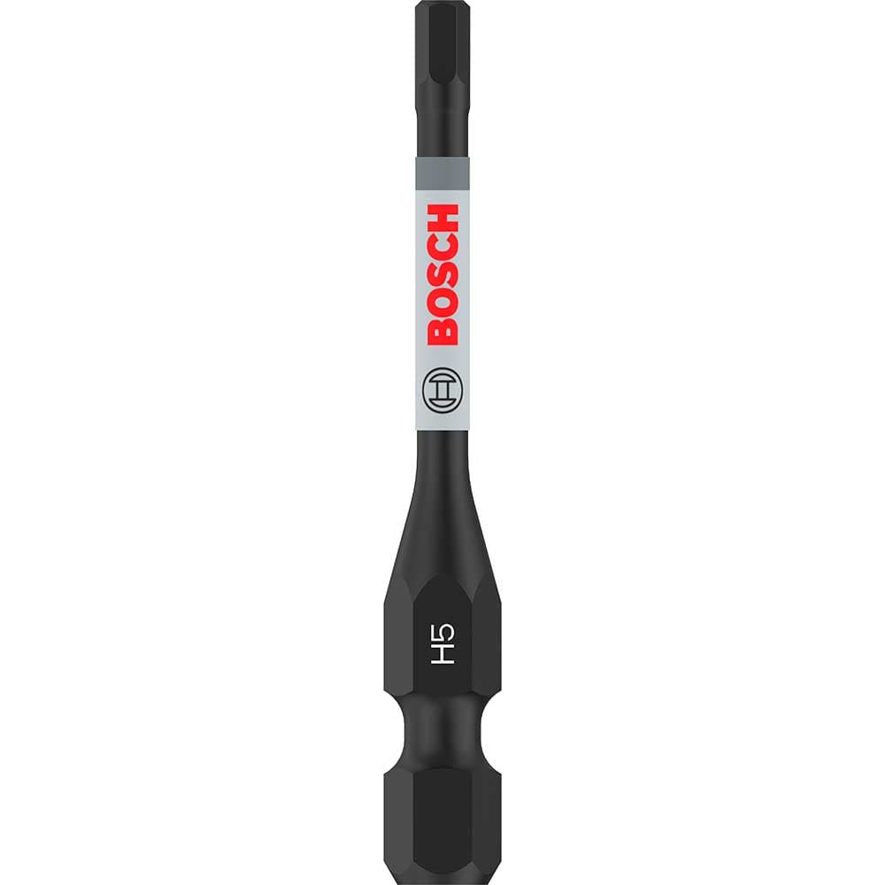 PRO Hex Impact Screwdriver Bit Hex 5mm 55mm Pack 2
