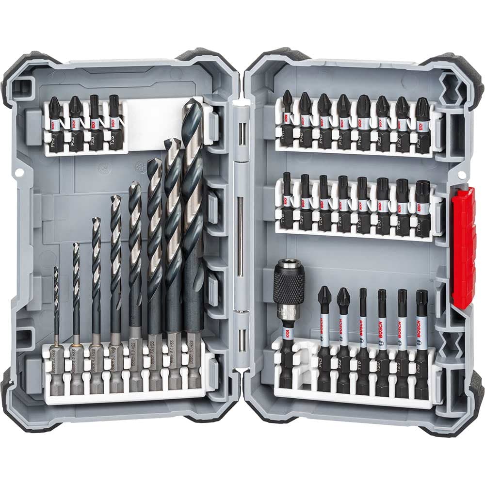 35 Piece Impact HSS Drill Bit Screwdriver Bit Set