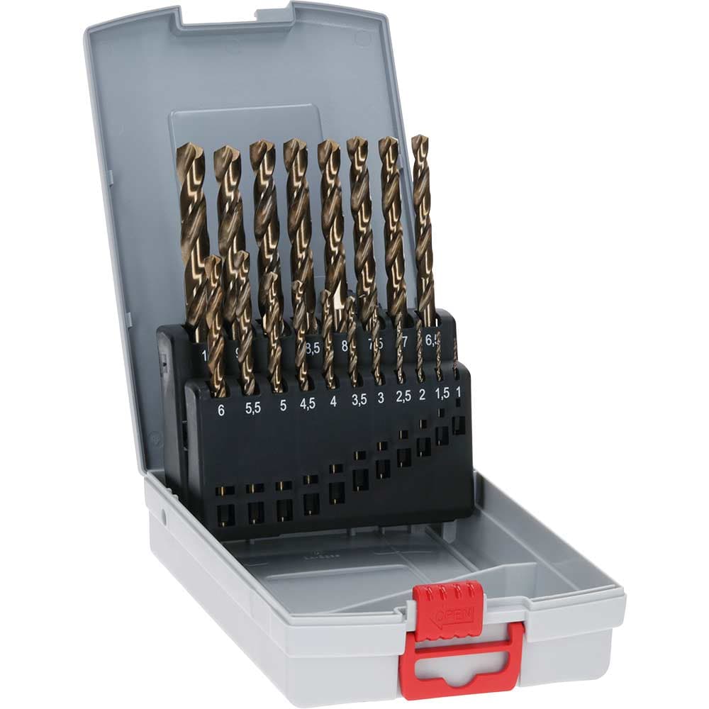 PRO 19 Piece HSS Co Drill Bit Set