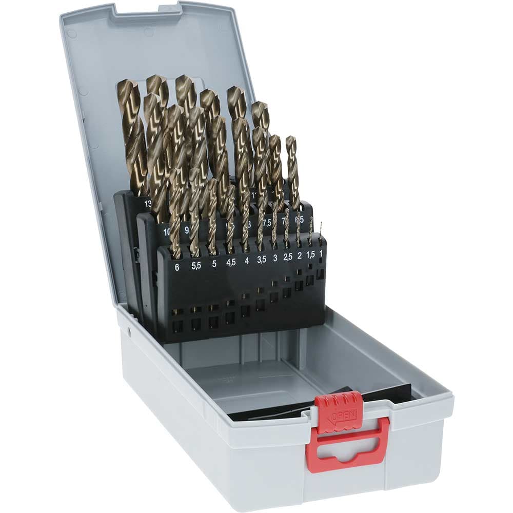 PRO 25 Piece HSS Co Drill Bit Set