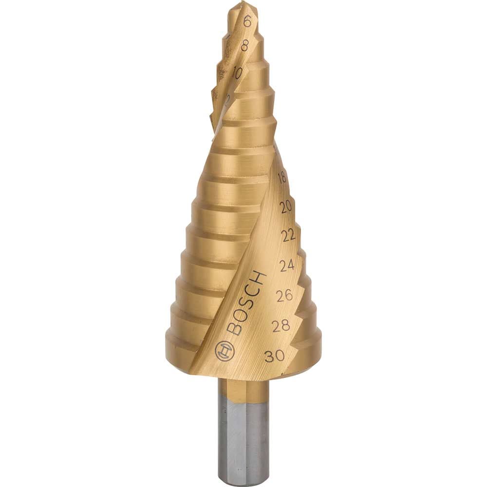 HSS TiN Step Drill Bit 6mm 30mm