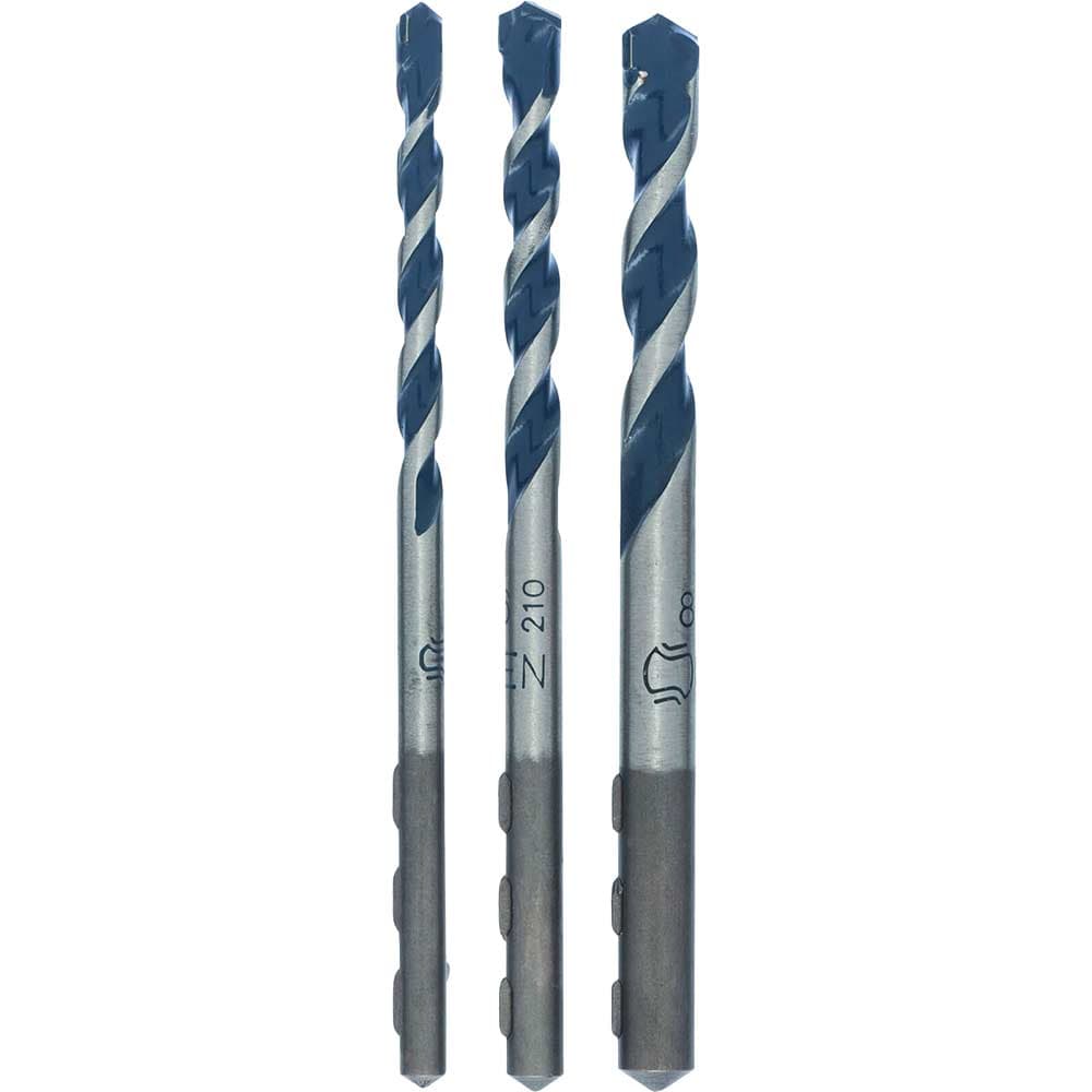 3 Piece Granite Masonry Drill Bit Set