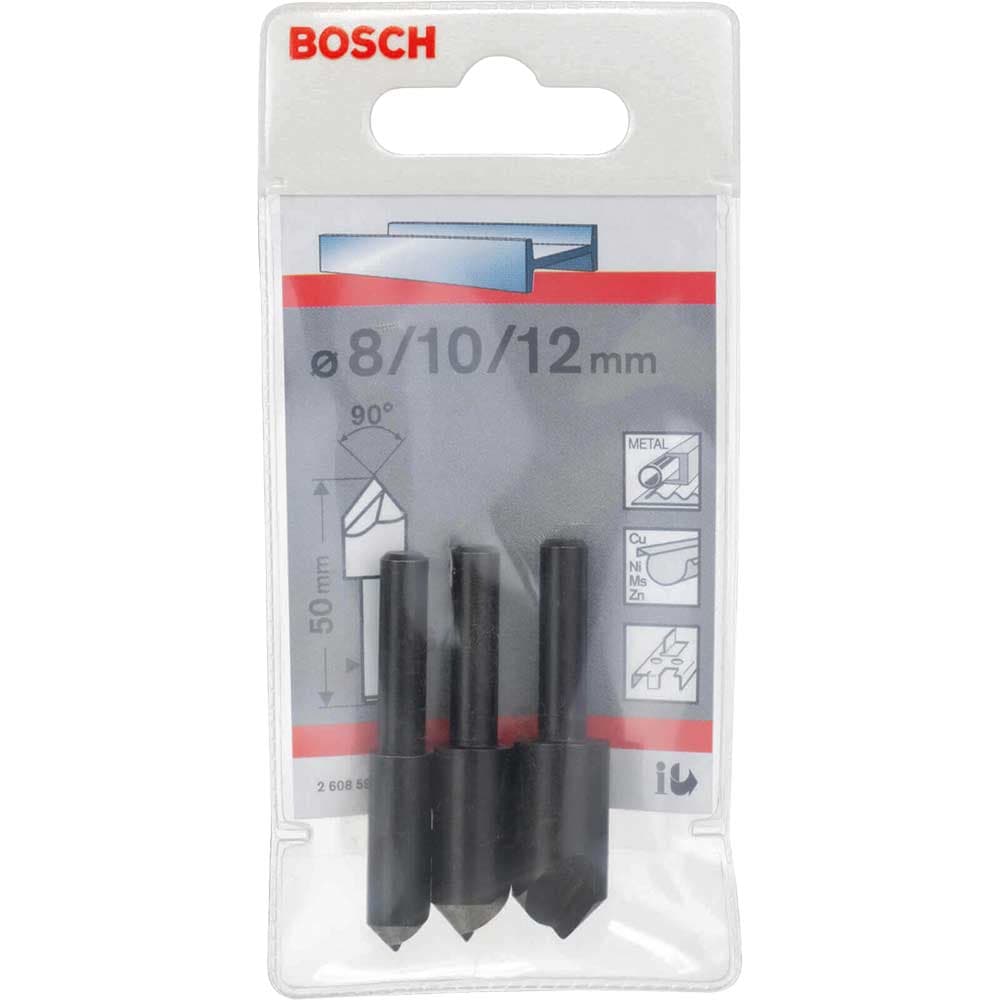 3 Piece Countersink Bit Set