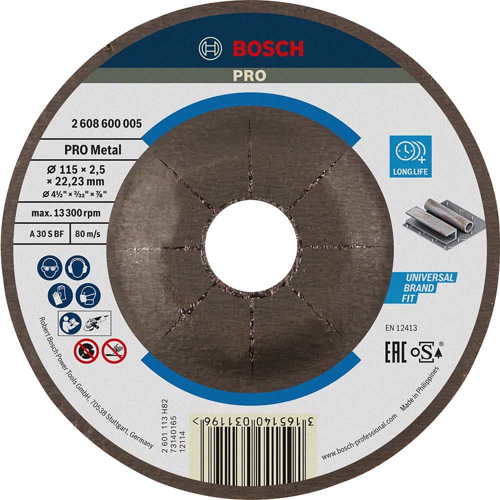 PRO A30S BF Depressed Centre Metal Cutting Disc 115mm