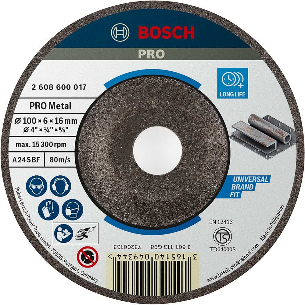 PRO A30T BF Depressed Centre Metal Grinding Disc 100mm