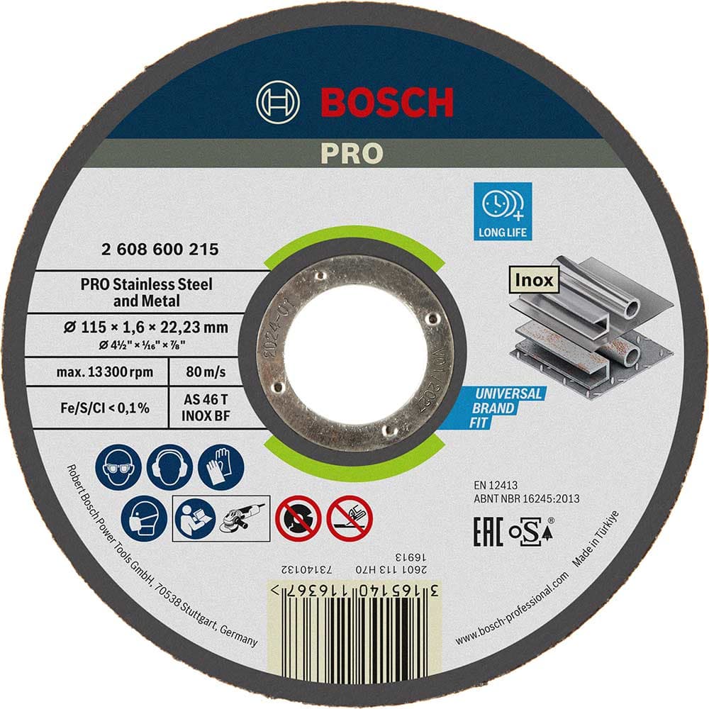 PRO Inox Thin Stainless Steel Cutting Disc 115mm