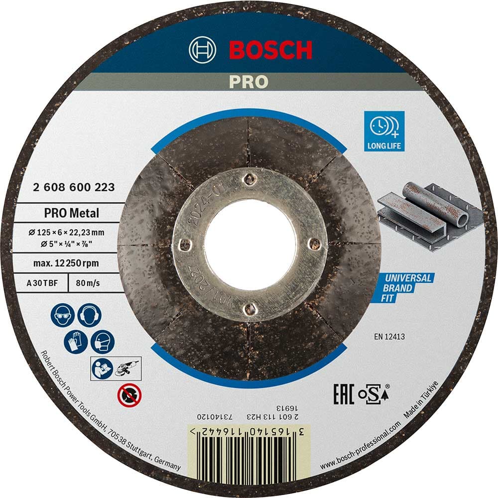 PRO A30T BF Depressed Centre Metal Grinding Disc 125mm
