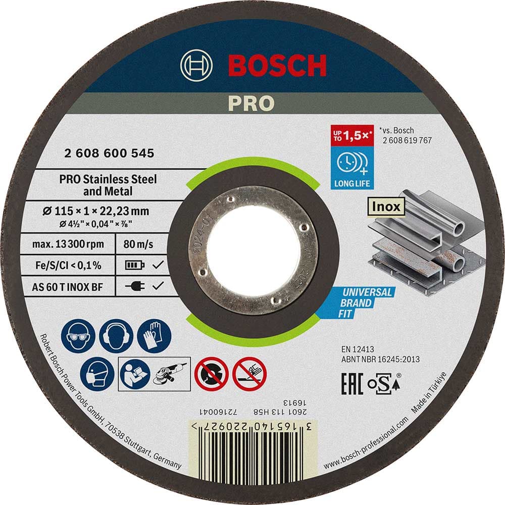 PRO Inox Thin Metal Steel Cutting Disc 115mm