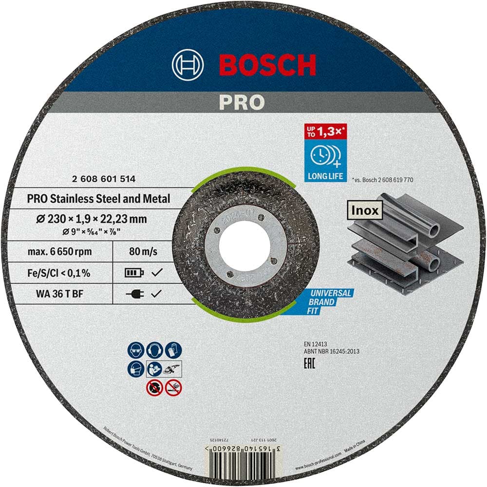 PRO Rapido Best Depressed Centre Inox Cutting Disc 230mm 1.9mm 22mm