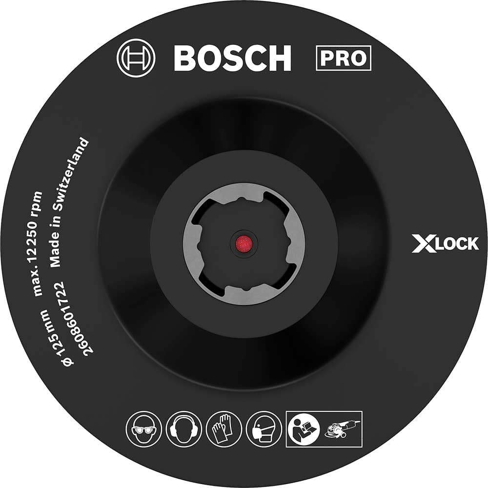 PRO X Lock Hook Loop Backing Pad 125mm