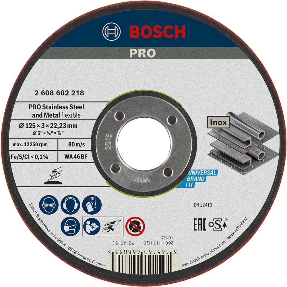 PRO WA46 BF Semi Flex Metal Grinding Disc 125mm