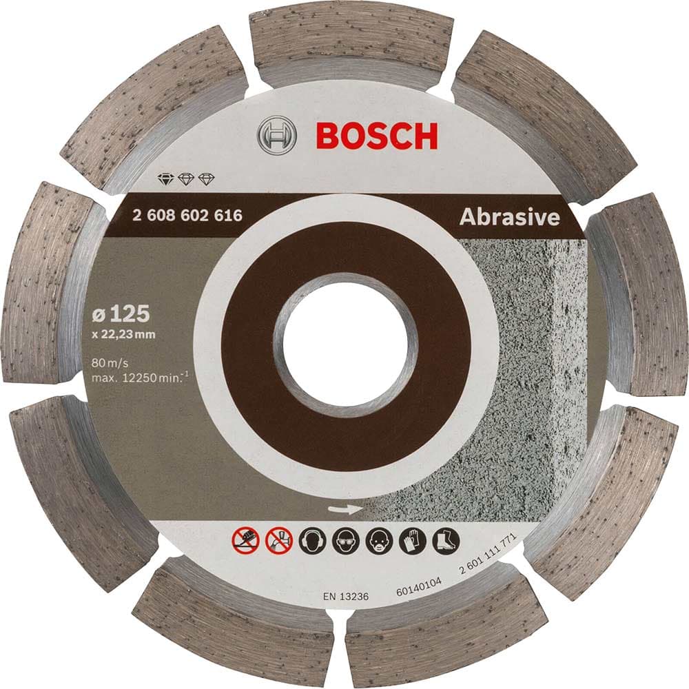 Diamond Disc Standard Abrasive Materials 125mm