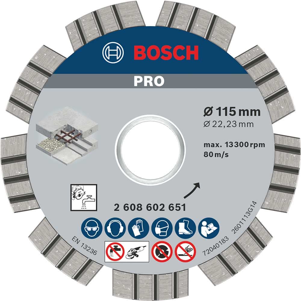 PRO Concrete Diamond Cutting Disc 115mm