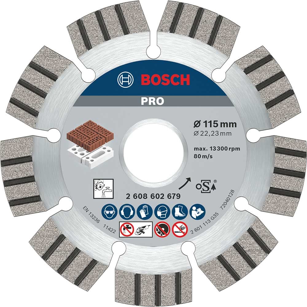 PRO Diamond Cutting Disc Abrasive Materials 115mm