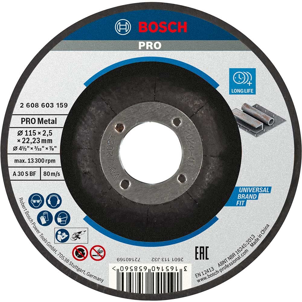 PRO Depressed Centre Metal Cutting Disc 115mm 2.5mm 22mm