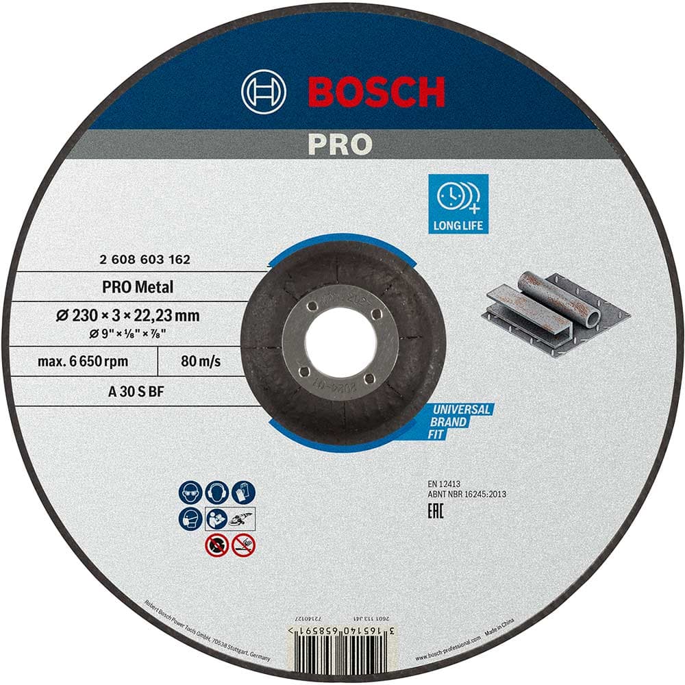 PRO Depressed Centre Metal Cutting Disc 230mm 3mm 22mm