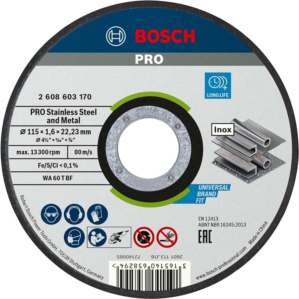 PRO Inox Cutting Disc 115mm 1.6mm 22mm