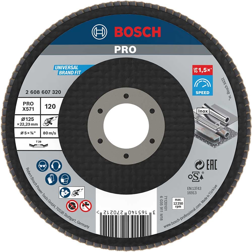 PRO Zirconium Abrasive Flap Disc 125mm