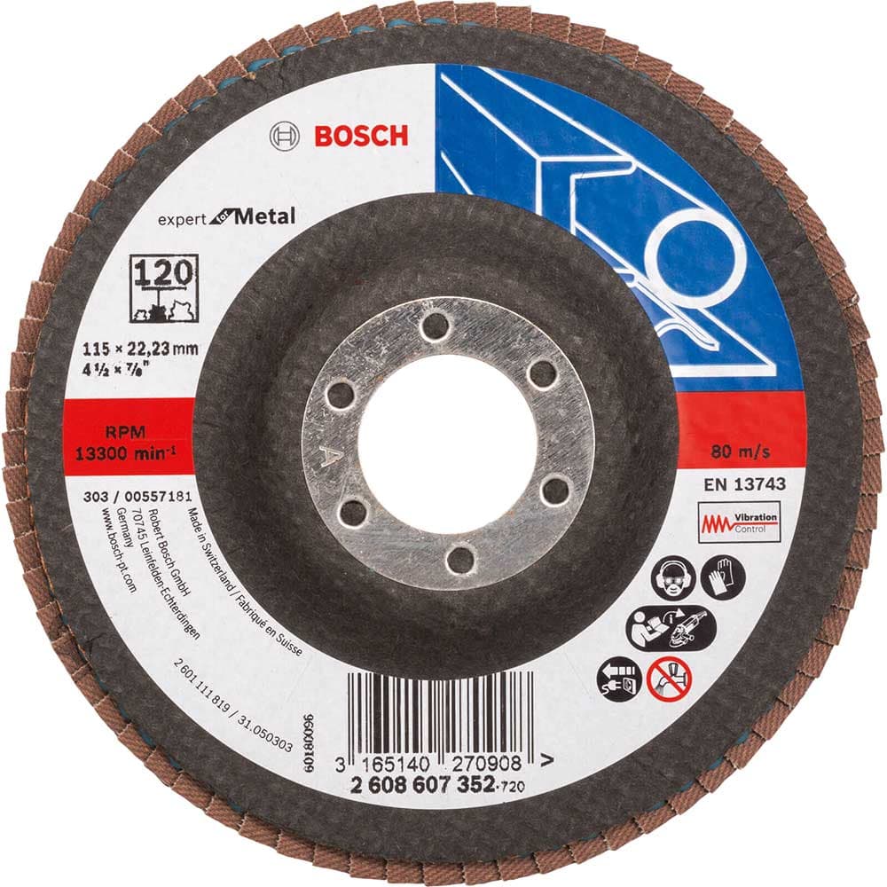EXPERT X551 Metal Flap Disc 115mm Pack 1