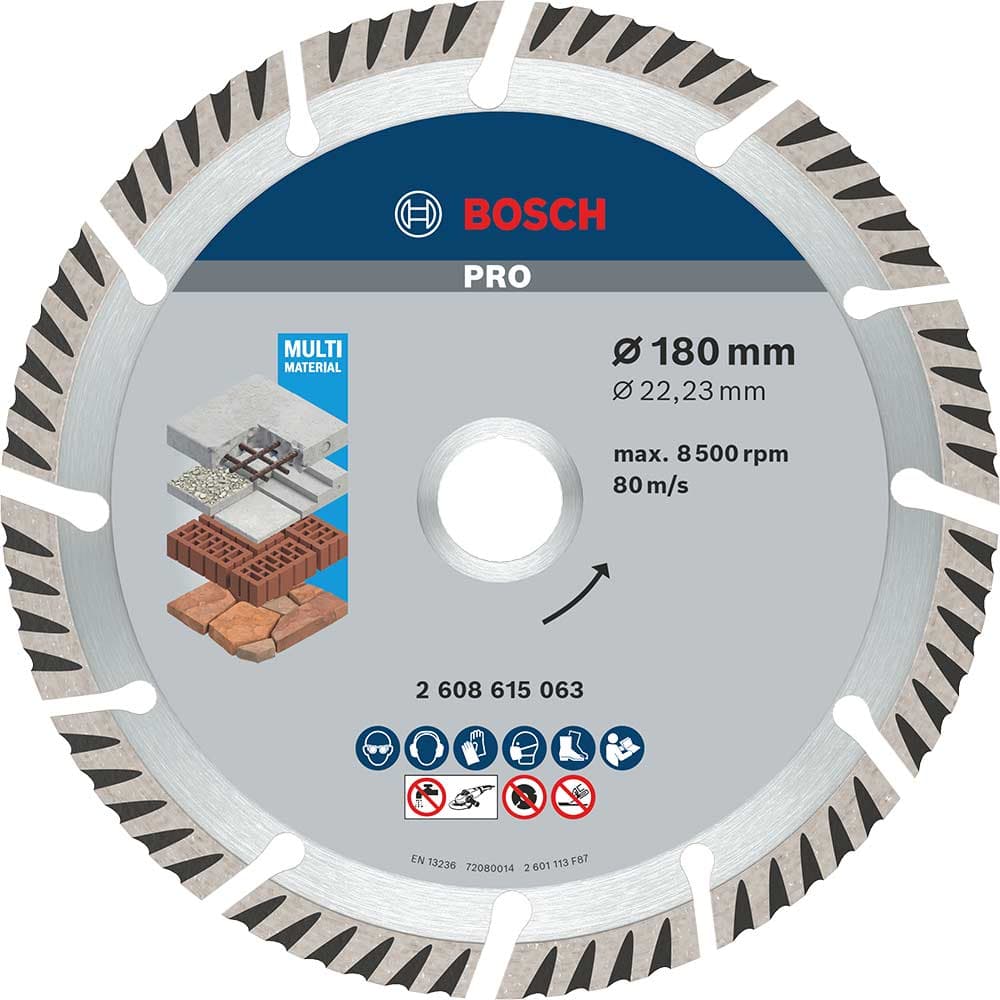 PRO Material Diamond Cutting Disc 180mm