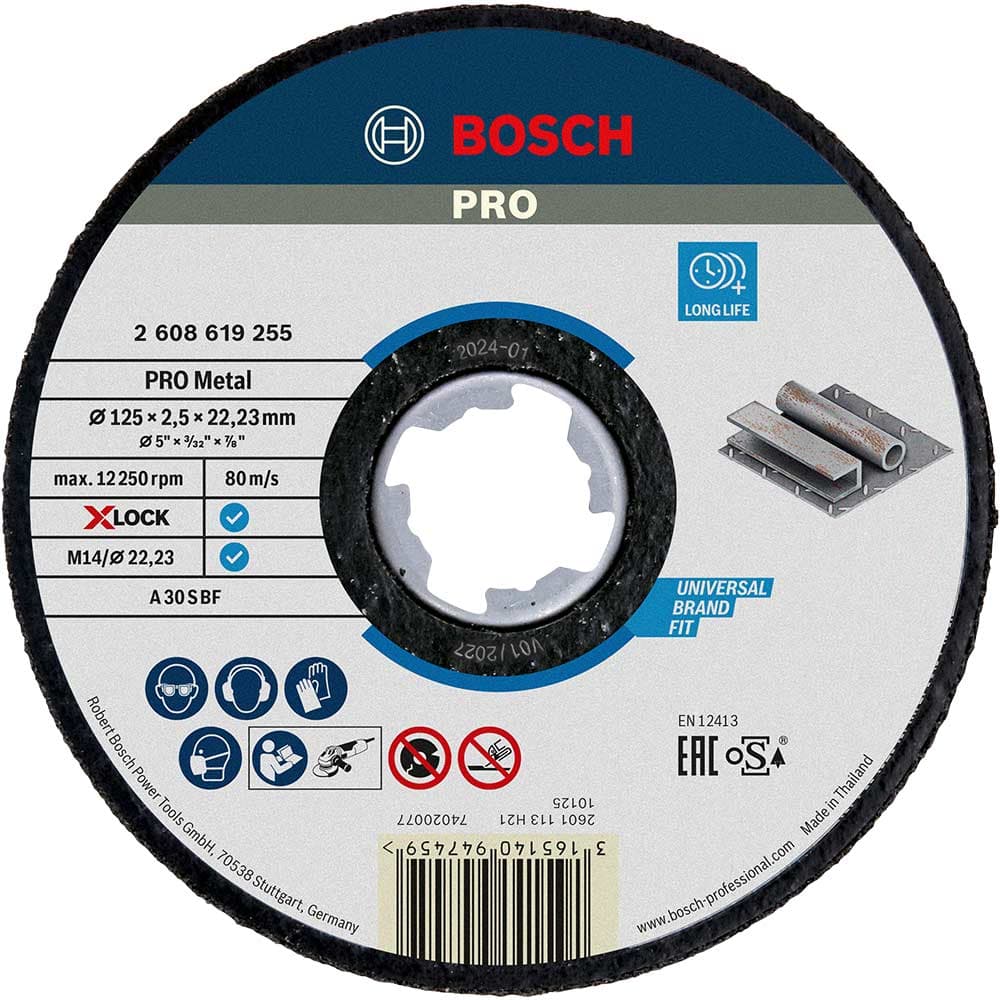 PRO X Lock Metal Cutting Disc 125mm 2.5mm 22mm