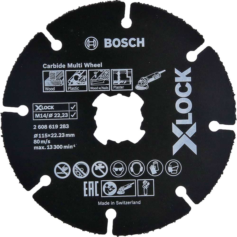 X Lock Carbide Cutting Disc 115mm 1mm 22mm