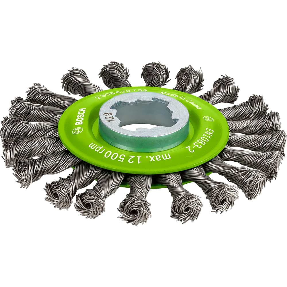 PRO X Lock Stainless Steel Knotted Wire Wheel 115mm X Lock