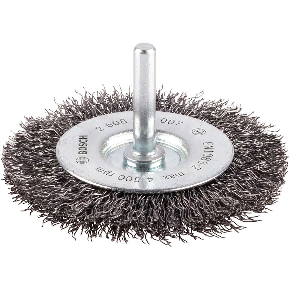 PRO 0.3mm Crimped Steel Wire Wheel Brush 75mm 6mm Shank