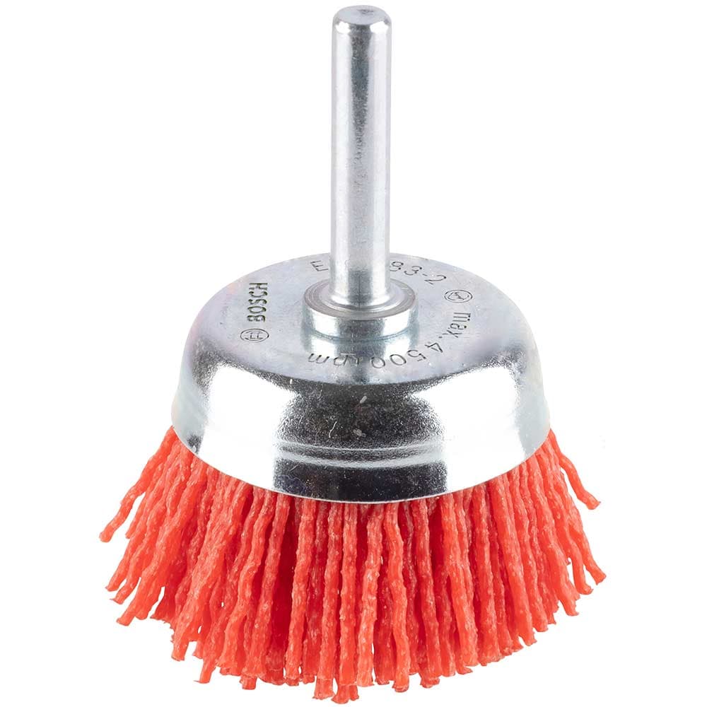 PRO Nylon Bristle Cup Brush 50mm 6mm Shank