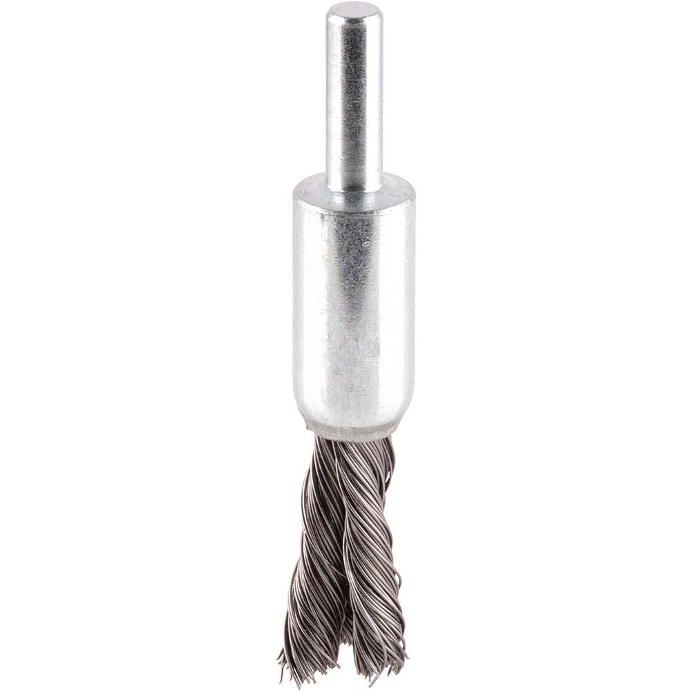PRO 0.35mm Knotted Steel Wire Pencil Brush 10mm 6mm Shank