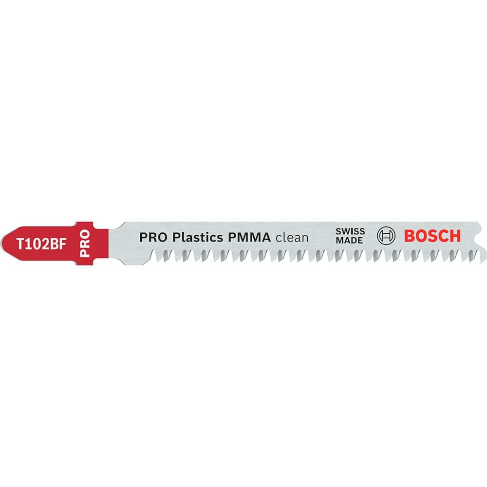 PRO T102BF Plastic Perspex Cutting Jigsaw Blade Pack 5