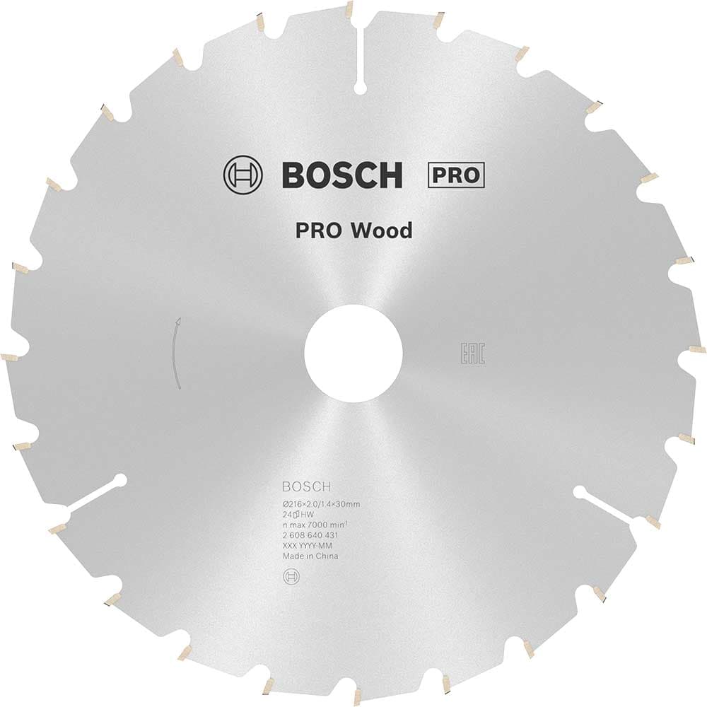 PRO Wood Cutting Mitre Saw Blade 216mm 24T 30mm