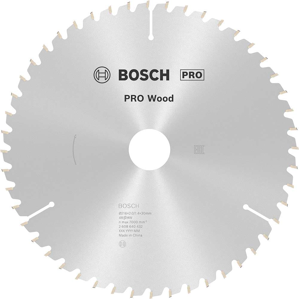 PRO Wood Cutting Mitre Saw Blade 216mm 48T 30mm