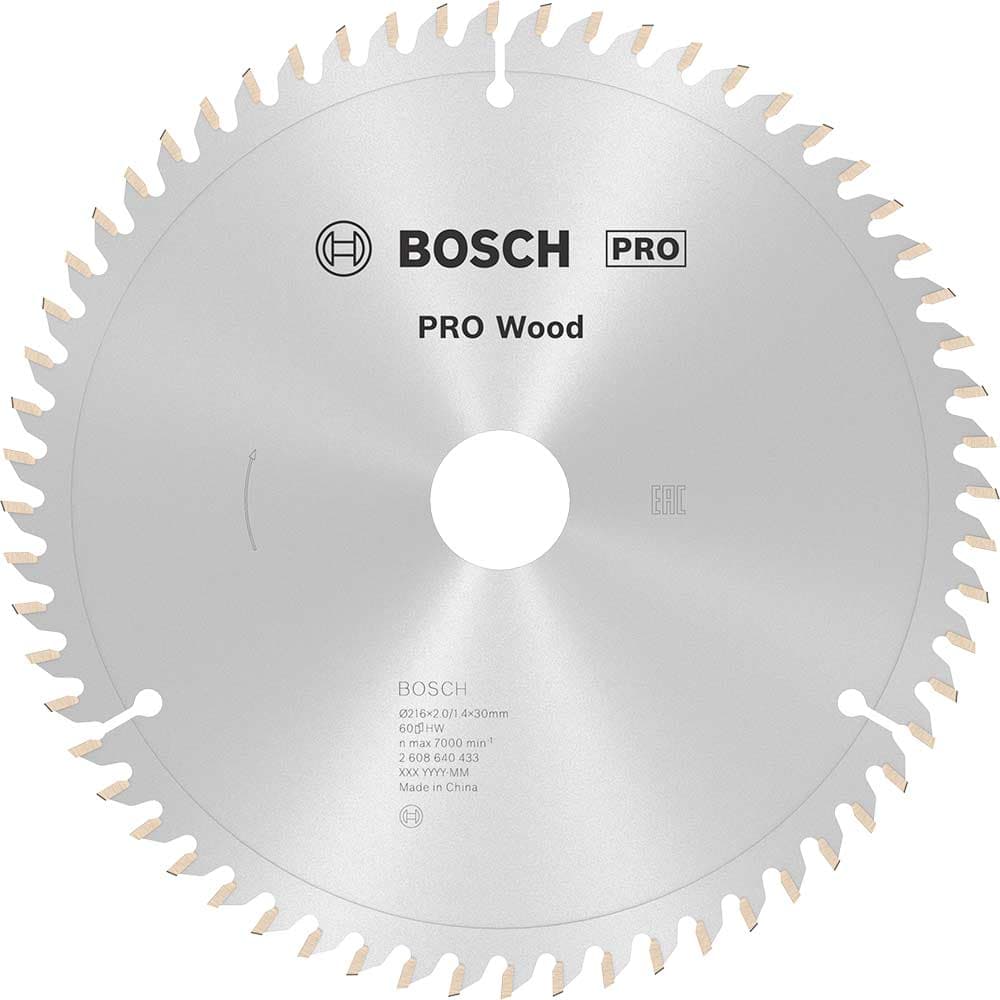 PRO Wood Cutting Mitre Saw Blade 216mm 60T 30mm