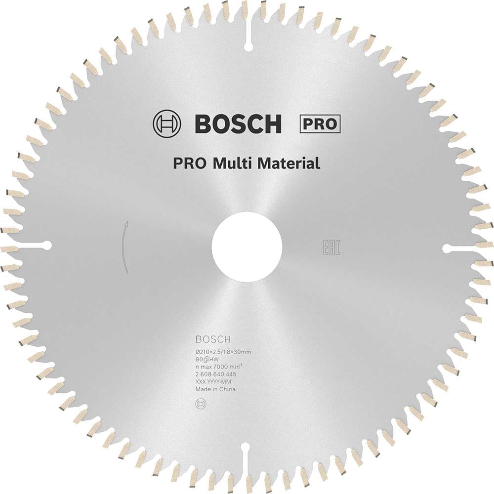 PRO Material Cutting Mitre Table Saw Blade 210mm 80T 30mm