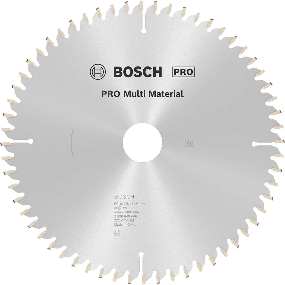 PRO Material Cutting Mitre Table Saw Blade 216mm 60T 30mm