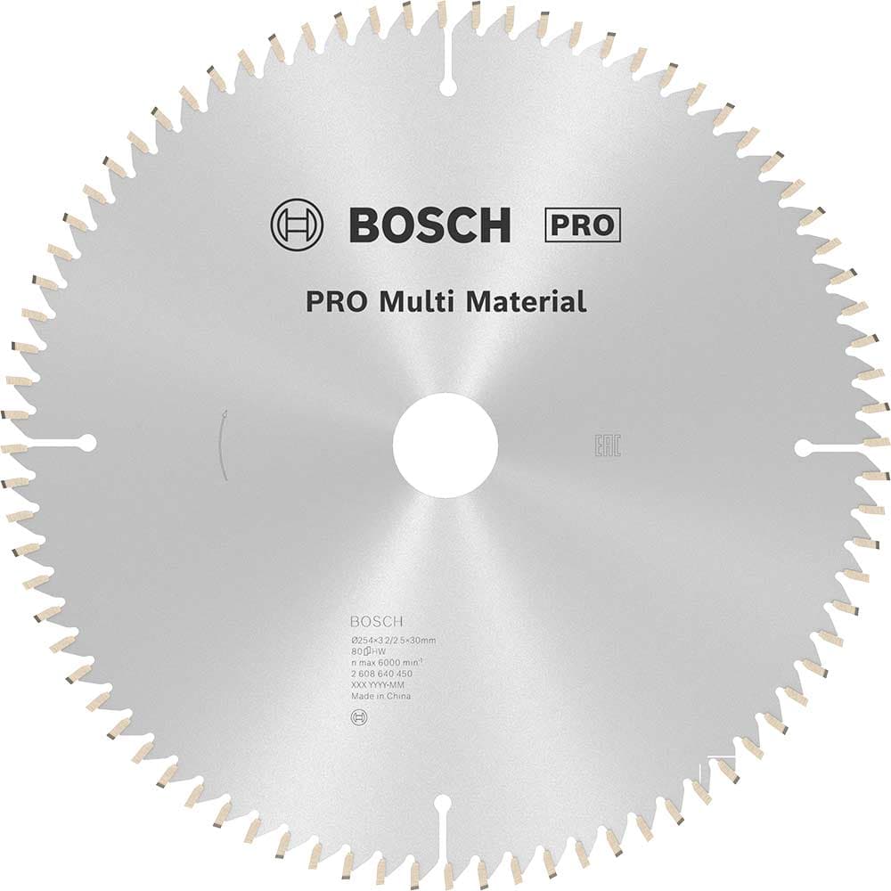 PRO Material Cutting Mitre Table Saw Blade 254mm 80T 30mm