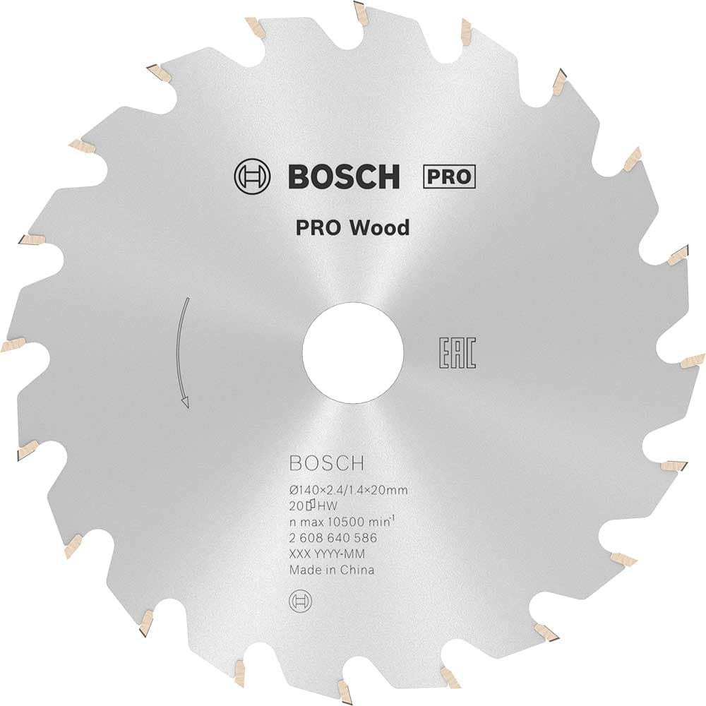 PRO Optiline Wood Cutting Saw Blade 140mm 20T 20mm