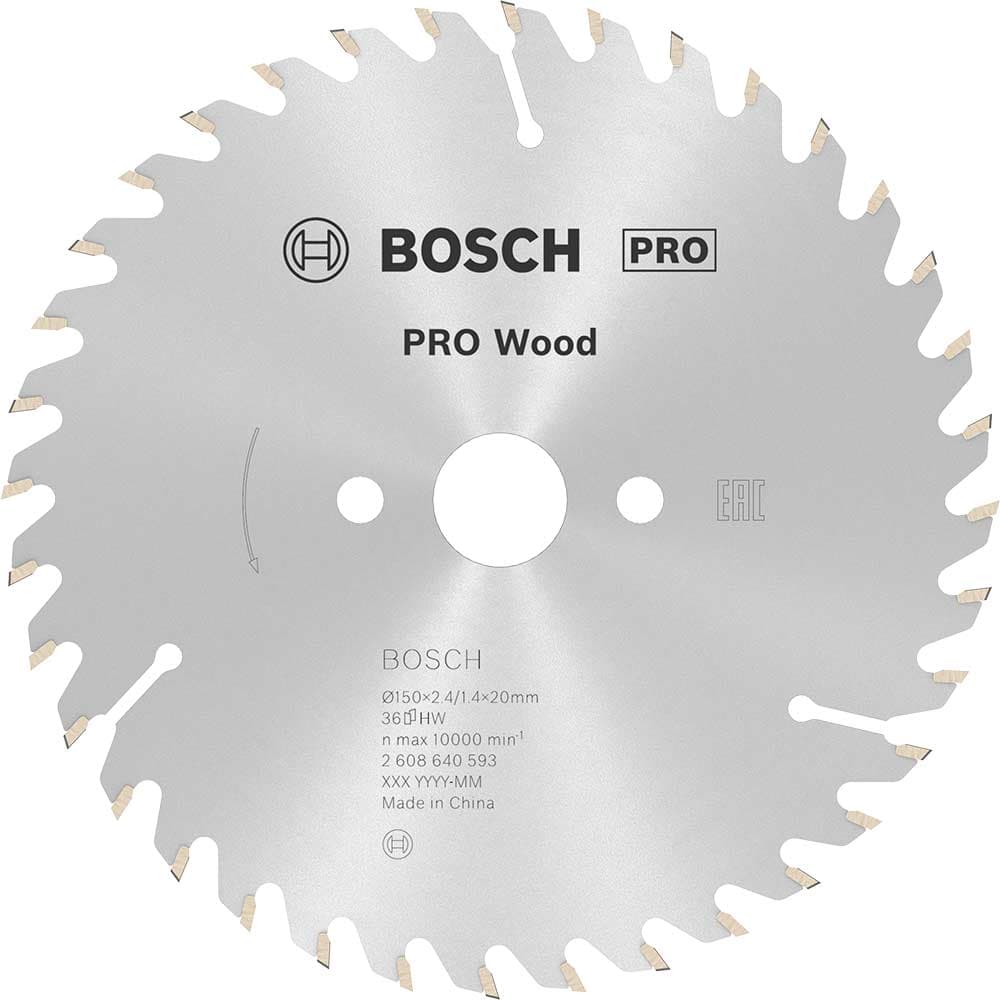 PRO Optiline Wood Cutting Saw Blade 150mm 36T 20mm