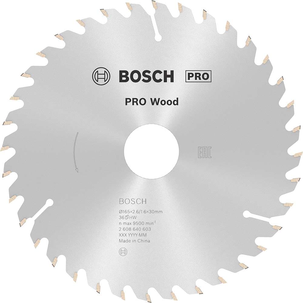 PRO Optiline Wood Cutting Saw Blade 165mm 36T 30mm