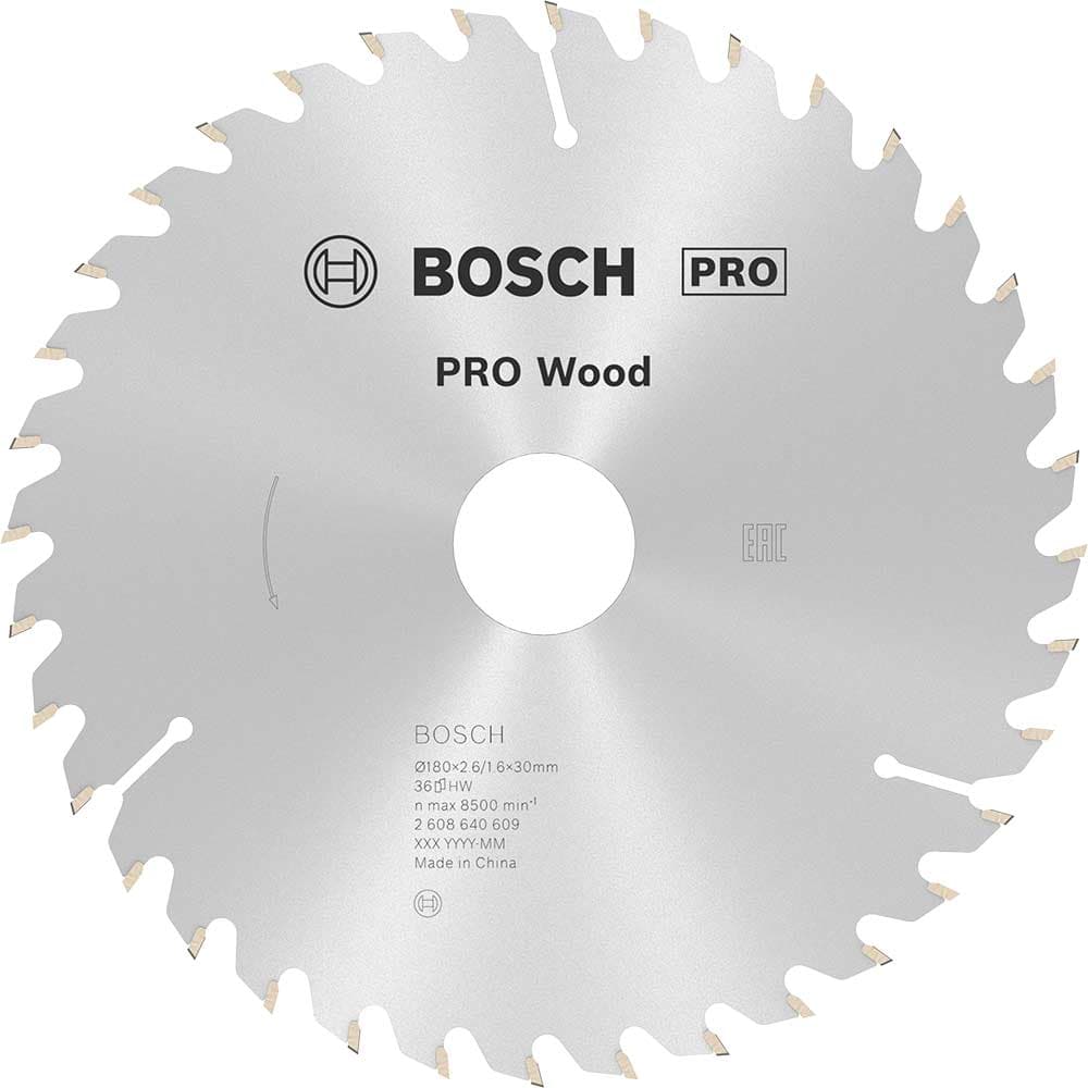 PRO Optiline Wood Cutting Saw Blade 180mm 36T 30mm