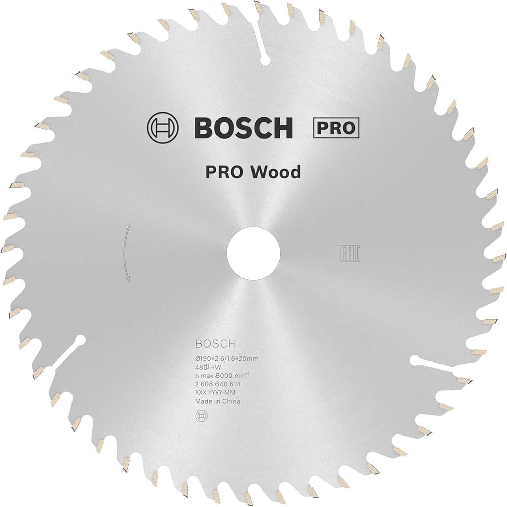PRO Optiline Wood Cutting Saw Blade 190mm 48T 20mm