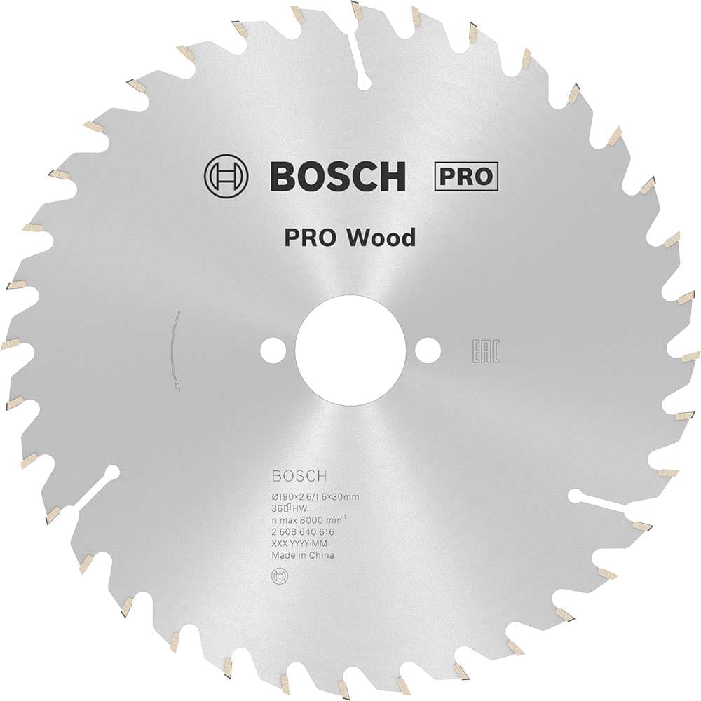 PRO Optiline Wood Cutting Saw Blade 190mm 36T 30mm