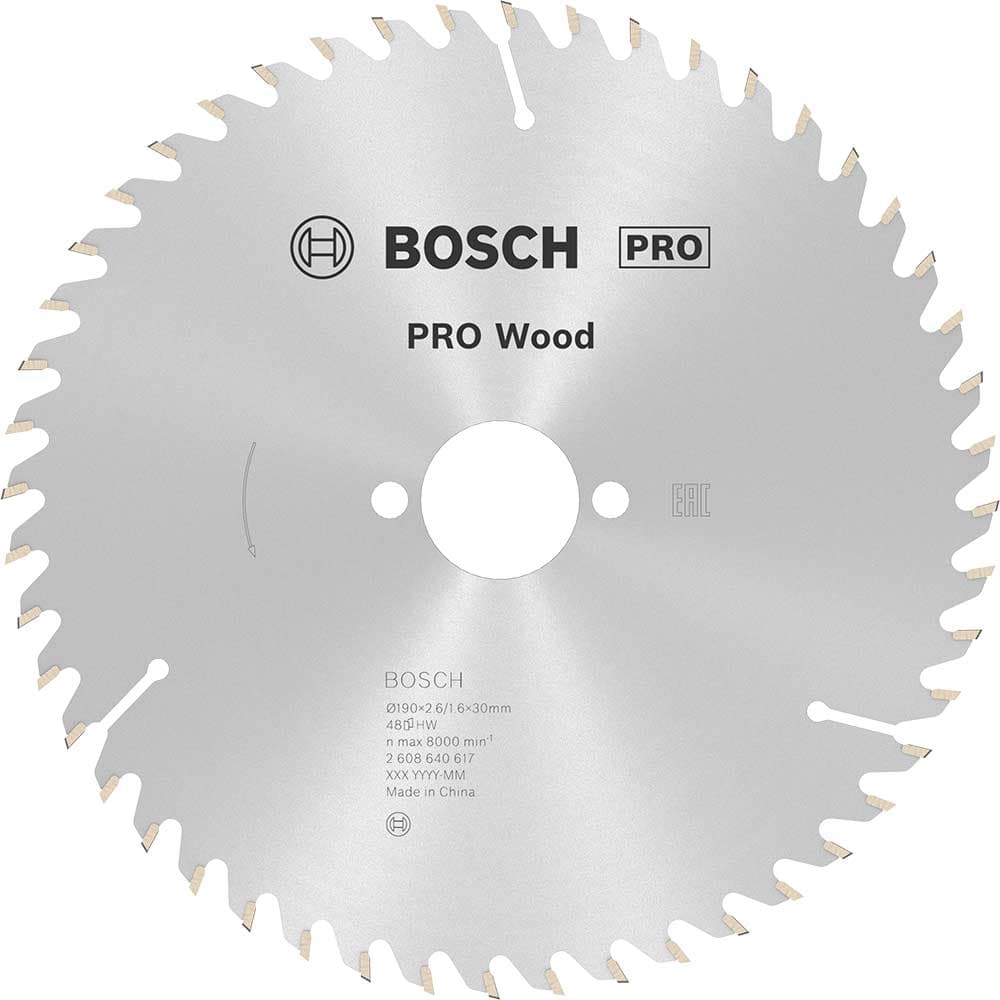 PRO Optiline Wood Cutting Saw Blade 190mm 48T 30mm