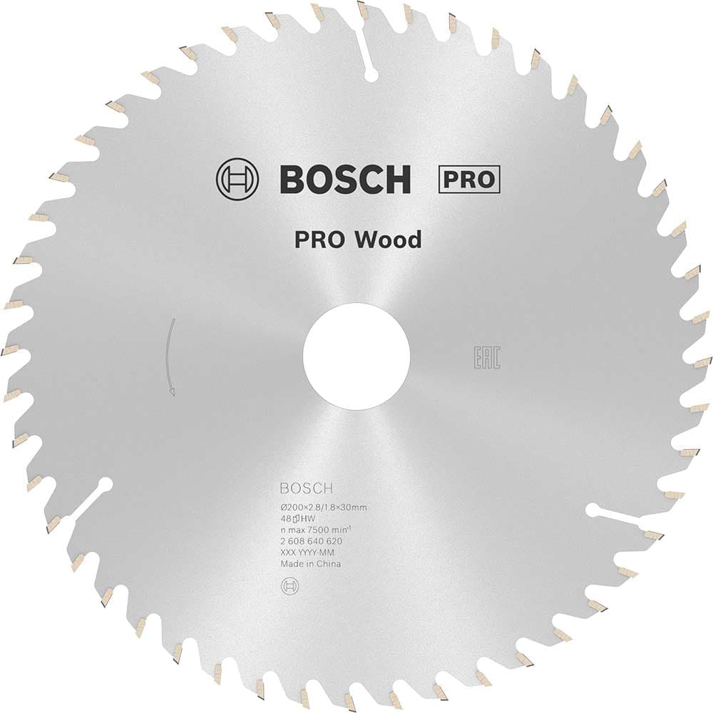 PRO Optiline Wood Cutting Saw Blade 200mm 48T 30mm