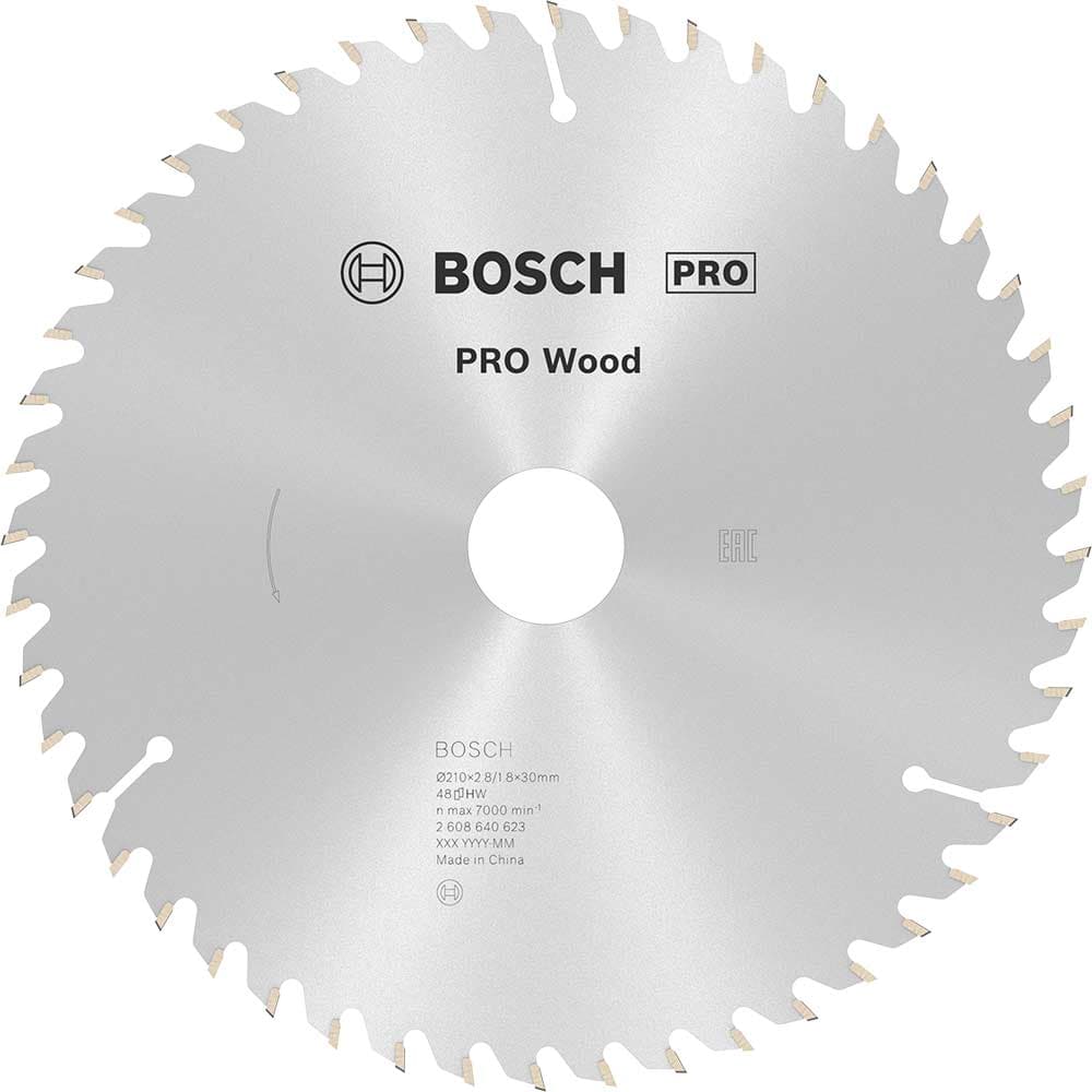 PRO Optiline Wood Cutting Saw Blade 210mm 48T 30mm