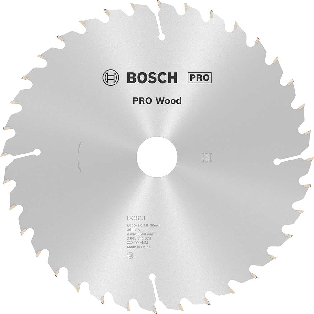 PRO Optiline Wood Cutting Saw Blade 230mm 36T 30mm