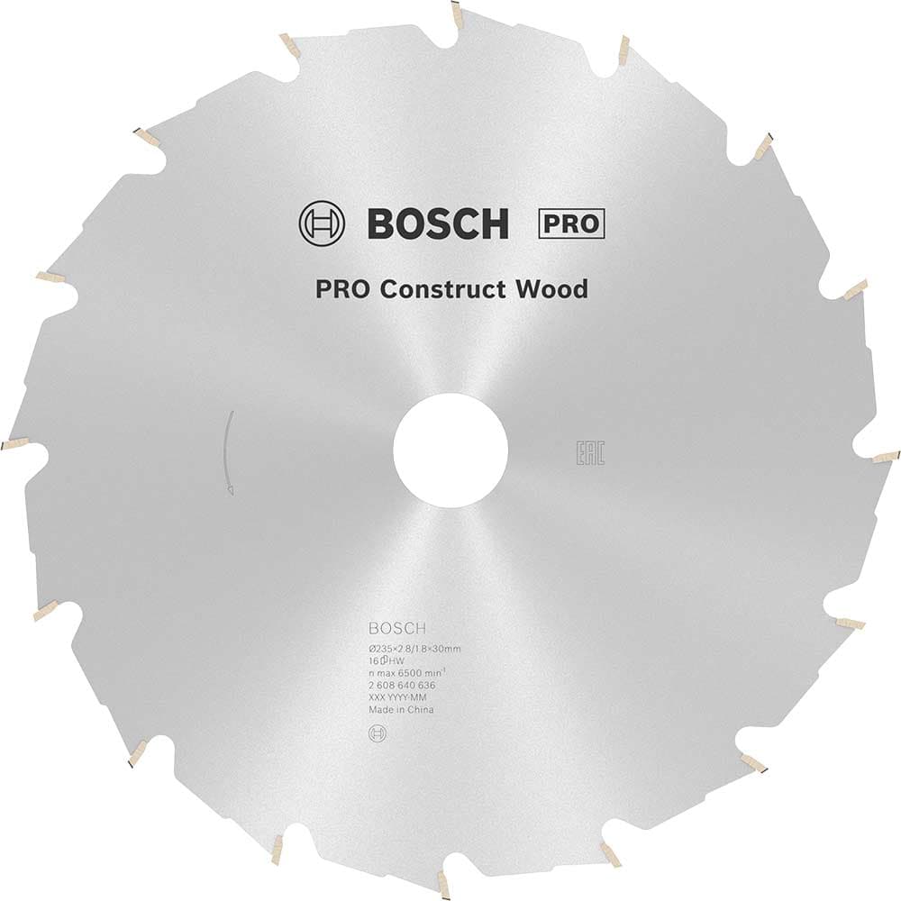 PRO Construct Wood Cutting Saw Blade 235mm 16T 30mm