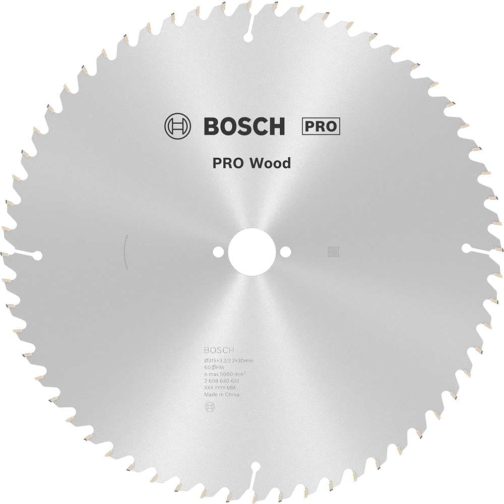 PRO Optiline Wood Cutting Table Saw Blade 315mm 60T 30mm